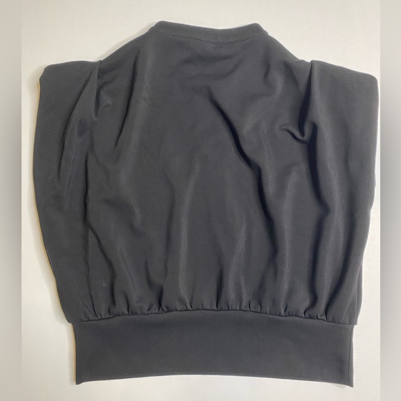 Cider black blouse top short sleeve incredibly soft XL women - Picture 2 of 5